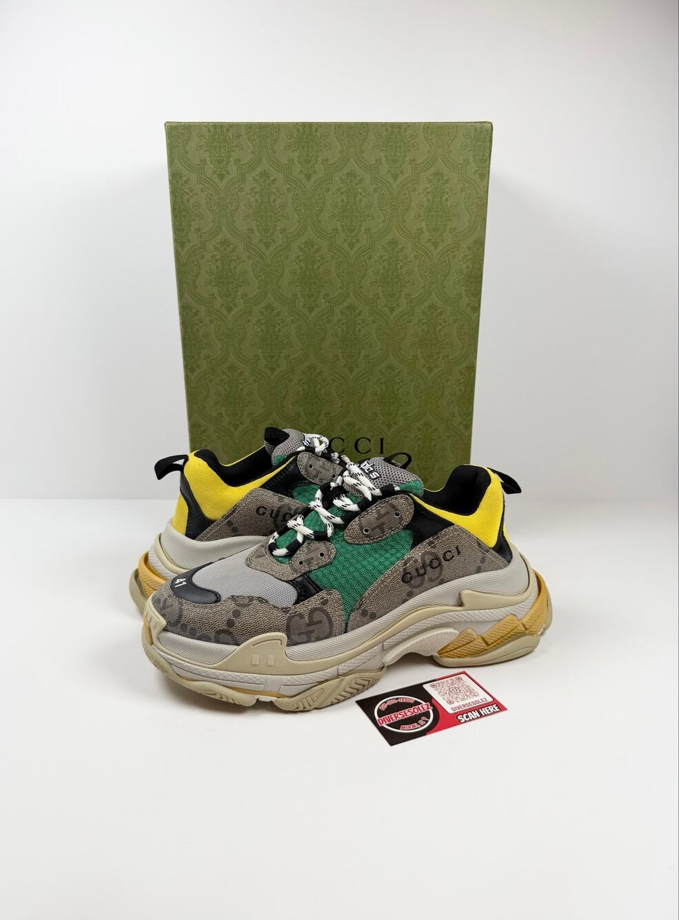 Size 41EU/8US - Gucci X Balenciaga Triple S
